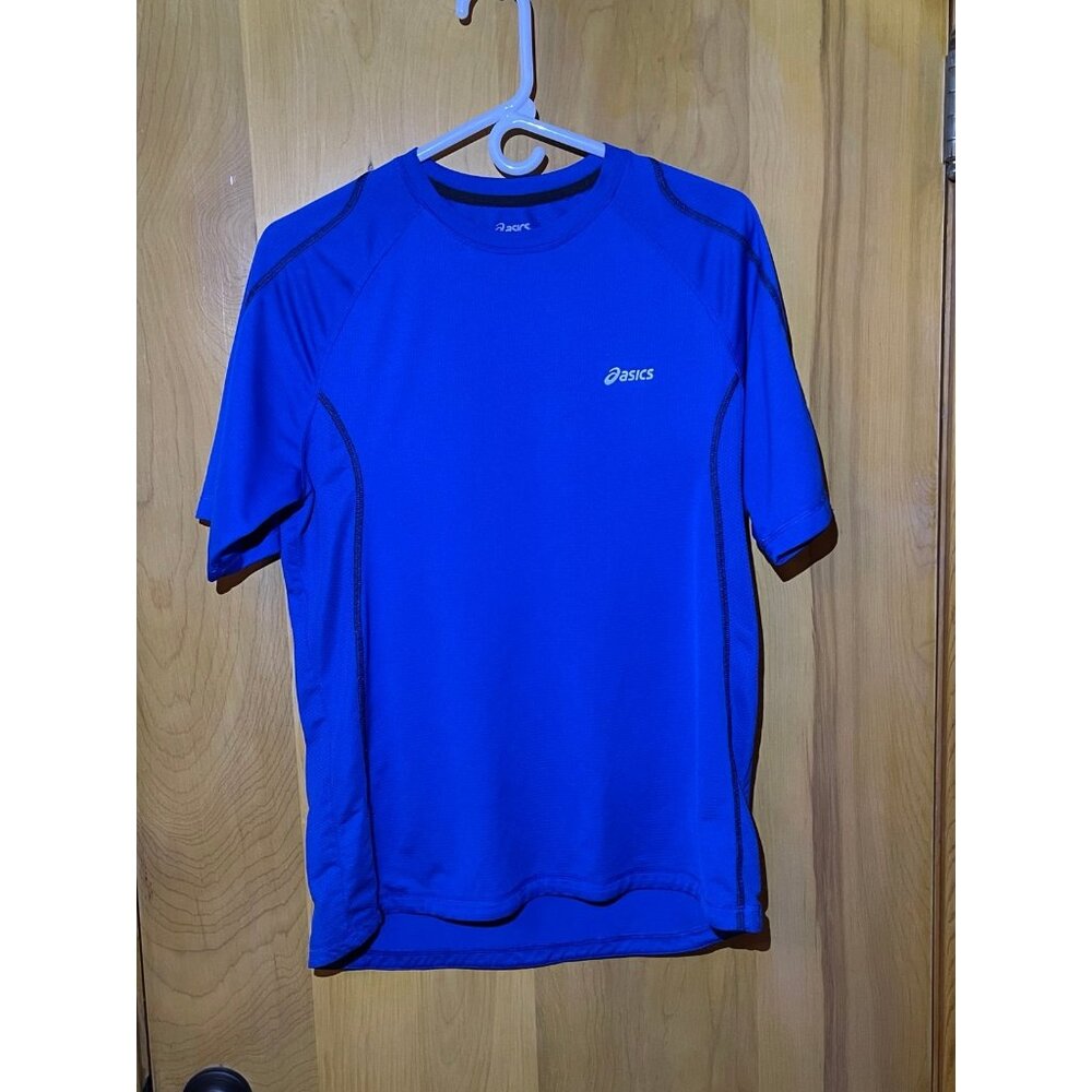 Asics Dri-Fit workout shirt - Bright Blue - Size Medium